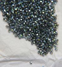 3mm Crystal Sahara Swarovski Bicone Cuts 36/72/144/432/720 Pieces Jewelry findings, embroidery materials, jewelry making, craft supplies