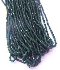 11/0 Charlotte true Cuts Beads Matt Deep Green Transparent 10/20/50/250/500 (10Grams 1300 Pieces)