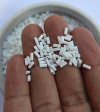 True Cuts Size 2 (2x4mm) Bugle Beads 5/10/20/50/250/500 Grams Chalk White Preciosa Ornella loose tube beads, embroidery materials