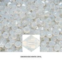 White Opal (3mm) Swarovski Bicone 36/72/144/432/720 Pieces Jewelry findings, embroidery materials, jewelry making, rare beads, craft