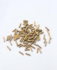 Fine 1.3 MM Seamless Brass Tubes 5/10/20/30/40/60/80 MM Length rare findings, brass tubes, jewelry making, craft supplies, decoration