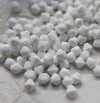 8 MM Rare MATT Chalk White Swarovski Bicone 16 Cuts 6/24/72/144 Pieces (395) PREMIUM Materials, rare jewelry findings craft supply