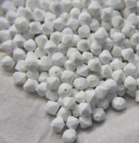 8 MM Rare MATT Chalk White Swarovski Bicone 16 Cuts 6/24/72/144 Pieces (395) PREMIUM Materials, rare jewelry findings craft supply