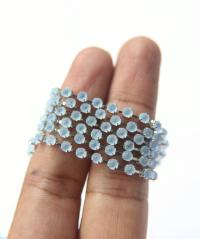 12 SS Rhinestone Chain Vintage Glass Light Sapphire Frosted Silver Plated 3mm 1/2/5/15 Meters Wedding Supplies|Jewelry Making|Decoration