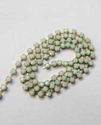 12 SS Swarovski Cup Chain in Mint Alabaster 3mm Made in Austria 0.5/1/2/5 Meters strass chains, embroidery materials, craft supplies