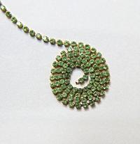 6 SS Rhinestone Chain Vintage Machine cut Peridot 2mm 1/2/5/15 Meters