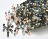 3/4 mm Gilty Pleasure Designer Mixes Swarovski Bicone beads 36/72/144/432/720 Pieces loose beads, mix beads, embroidery materials, craft