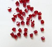 6 mm Siam Preciosa Bicones 12/36/72/144/288 Pieces Jewelry making beads Made in Czech Republic