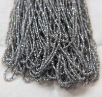 11/0 Hanks Charlotte Cut Beads 00050 Patina Transparent Crystal Silver 1/5/25/50/100 Hanks 2.0mm glass beads, jewelry supply, findings