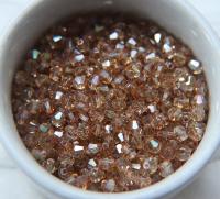 Swarovski (5mm) Crystal Copper Bicones 12/36/72/144/288/720 Pieces embroidery materials, jewelry supplies, craft supplies, decoration