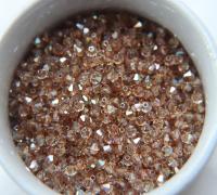 4mm Swarovski Crystal Copper Bicones Beads Rainbow 36/72/144/432/720 Pieces (508) beads, jewelry making, couture embellishment