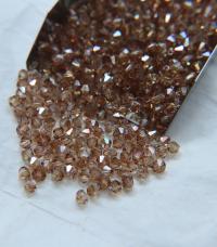 4mm Swarovski Crystal Copper Bicones Beads Rainbow 36/72/144/432/720 Pieces (508) beads, jewelry making, couture embellishment
