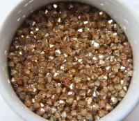 4mm Swarovski Crystal Golden Shine Bicones Beads 36/72/144/432/720 Pieces PREMIUM MATERIALS,embroidery materials, jewelry supplies