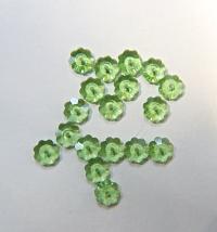 8mm Swarovski Margarita Sew-on Stone (3700) Peridot Hole through the center, used as beads and as rhinestonesp Unfoiled 2/4/24/72/144 Pieces