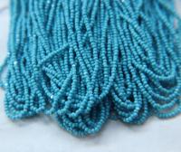 11/0 Hanks Charlotte Cut Beads Premium Turquoise Blue Opaque 1/5/25/50/100 Hanks 2.0mm PREMIUM beads craft supplies, embroidery materials