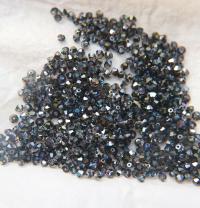 3mm Crystal Heliotrope Swarovski Bicone Cuts 36/72/144/432/720 Pieces Jewelry findings, embroidery materials, jewelry making, rare beads