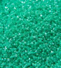 15/0 MIYUKI Hex Dark Mint Green Lined CRYSTAL Japanese Beads 10/20/50/100 Grams embroidery materials Jewelry making beads, vintage beads