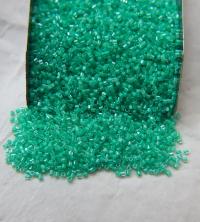 15/0 MIYUKI Hex Dark Mint Green Lined CRYSTAL Japanese Beads 10/20/50/100 Grams embroidery materials Jewelry making beads, vintage beads