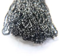 11/0 Hanks Charlotte Cut Beads Patina Black Silver 1/5/25/50/100 Hanks 2.0mm PREMIUM SEED beads, jewelry supply, findings