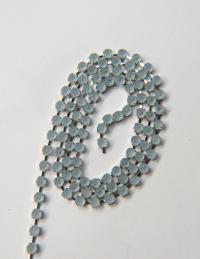 12 SS Rhinestone Chain Vintage Glass Light Sapphire Frosted Silver Plated 3mm 1/2/5/15 Meters Wedding Supplies|Jewelry Making|Decoration
