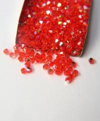 Swarovski (4mm) Hyacinth AB Bicones rainbow beads 36/72/144/432/720 Pieces Jewellery making beads, couture embellishments, embroidery
