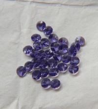 6mm SWAROVSKI 6428 Rivoli Crystal Pendant Beads in Tanzanite 2/4/24/72/144 Pieces PREMIUM Materials