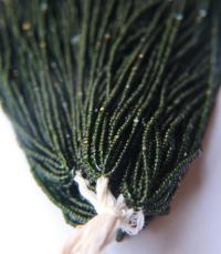 11/0 Hanks Charlotte Cut Beads 50290 Transparent dark Olivine 1/5/25/50/100 Hanks 2.0mm glass beads, jewelry supply, findings, craft supply