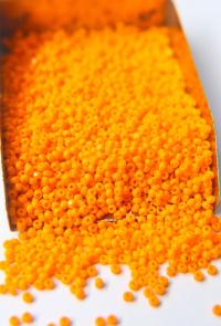 13/0 Charlotte true Cut Beads Opaque Light Orange 5/10/20/50/250/500 Grams Premium Seed Beads