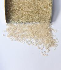 11/0 Charlotte true Cut Beads Ionized Crystal Light Champagne 10/20/50/250/500 Grams PREMIUM SEED Beads