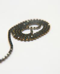 14pp Swarovski Vintage Chain in Montana (2mm) 0.5/1/2/5 Meters Brass Settings Bridal Supplies, Jewelry, vintage findings, premium supply