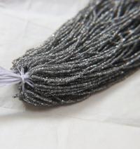 11/0 Hanks Charlotte Cut Beads 00050 Patina Transparent Crystal Silver 1/5/25/50/100 Hanks 2.0mm glass beads, jewelry supply, findings