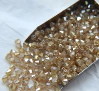 Swarovski (5mm) Crystal Golden flare Bicones 12/36/72/144/288/720 Pieces embroidery materials, jewelry supplies, craft supplies, decoration