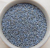 13/0 Charlotte true Cut Beads Patina Light Pale Blue opaque Silver 10/20/50/250/500 Grams PREMIUM SEED Beads, Native Beads Supplies