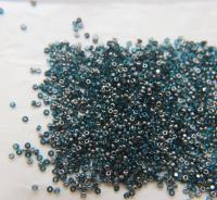 11/0 Charlotte true Cut Beads Patina Dark Aqua Transparent Gunmetal 10/20/50/250/500 Grams PREMIUM SEED Beads