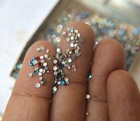 5/6SS Swarovski Flatbacks in Mix Colors Chaton Roses 2088 Made in Austria 72/144/720/1440 Pieces Nail art decoration, craft supplies