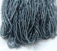 11/0 Hanks Charlotte Cut Beads Transparent Grey 1/5/25/50/100 Hanks 2.0mm PREMIUM beads craft supplies, embroidery materials