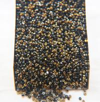 11/0 Charlotte Cut Beads Patina Jet Black Bronze Gold 10/20/50/250/500 Grams PREMIUM MATERIALS
