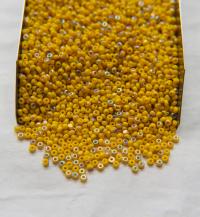 11/0 Charlotte Cut Beads Patina Opaque Yellow Aurore Boreale 10/20/50/250/500 Grams PREMIUM MATERIALS