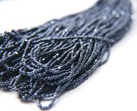 11/0 Charlotte true Cut Beads Metallic Blue True cuts 10/20/50/250/500 Grams faceted seed beads vintage findings, embroidery materials