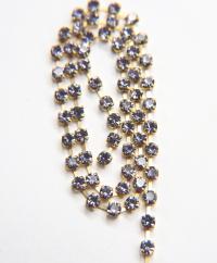 16ss Preciosa Rhinestone Chain (11 colors) 4mm 1/2/5/15 Meters Wedding Bridal Supplies, strass chains, embroidery materials
