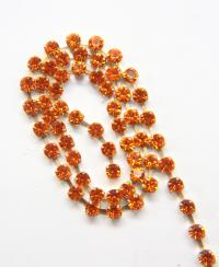 16ss Preciosa Rhinestone Chain (11 colors) 4mm 1/2/5/15 Meters Wedding Bridal Supplies, strass chains, embroidery materials