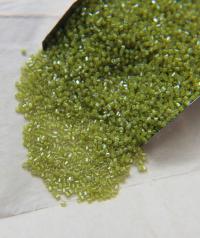 15/0 MIYUKI Hex Light Olive Lined Crystal Luster Japanese Beads 10/20/50/100 Grams embroidery materials Jewelry making beads, vintage beads