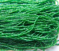 11/0 Hanks Charlotte Cut Beads 53430 Light Emerald Luster 1/5/25/50/100 Hanks 2.0mm glass beads, jewelry supply, findings, craft supply