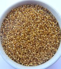 11/0 Charlotte true Cut Beads Gold Lined Charlotte beads 10/20/50/250/500 Gms (10 Grams 1300) Pieces glass beads vintage findings