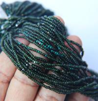 11/0 Hanks Charlotte Cut Beads Mix Transparent Dark Olivine & Opaque Emerald 1/5/25/50/100 Hanks 2.0mm glass beads, jewelry supply, findings