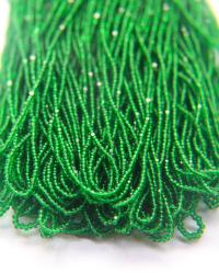 11/0 Hanks Charlotte Cut Beads 50100 Light Green (Transparent) 1/5/25/50/100 Hanks 2.0mm glass beads, jewelry supply, findings, craft supply
