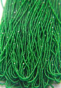 11/0 Hanks Charlotte Cut Beads 50100 Light Green (Transparent) 1/5/25/50/100 Hanks 2.0mm glass beads, jewelry supply, findings, craft supply