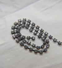 10/12 SS Swarovski Cup Chain in Crystal Xillion 3mm Made in Austria 0.5/1/2/5 Meters strass chains embroidery materials, wedding decorations