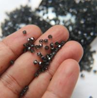 3mm Graphite Swarovski Bicone beads 36/72/144/432/720 Pieces (393) jewelry supplies, couture embroidery, wedding embellishments