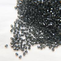 3mm Graphite Swarovski Bicone beads 36/72/144/432/720 Pieces (393) jewelry supplies, couture embroidery, wedding embellishments